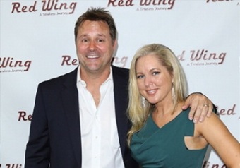 Director Will Wallace and Actress Tammy Barr attend the premiere of 'Red Wing' at Harmony Gold Theatre on August 6, 2013 in Los Angeles, California.