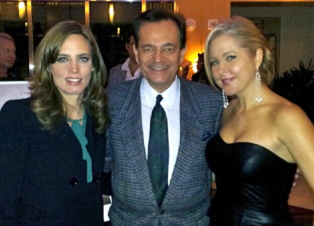 Vitalie Taittinger, Prince Rudolf Kniase Melikoff and Tammy Barr at a Pre-SAG Awards Taittinger Champagne Event in Beverly Hills on January 25, 2013.
