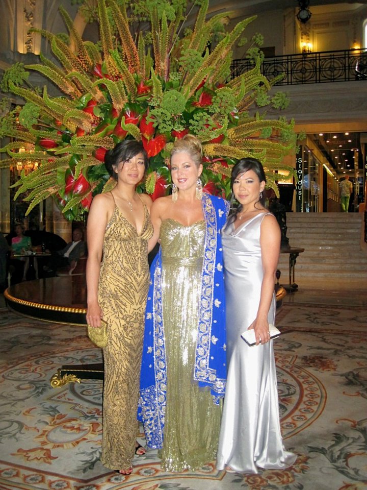 Tammy Barr and other guests attending Prince Albert's Bal de l'Ete 