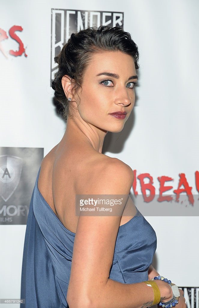 Cortney Palm arrives to the Zombeavers premiere