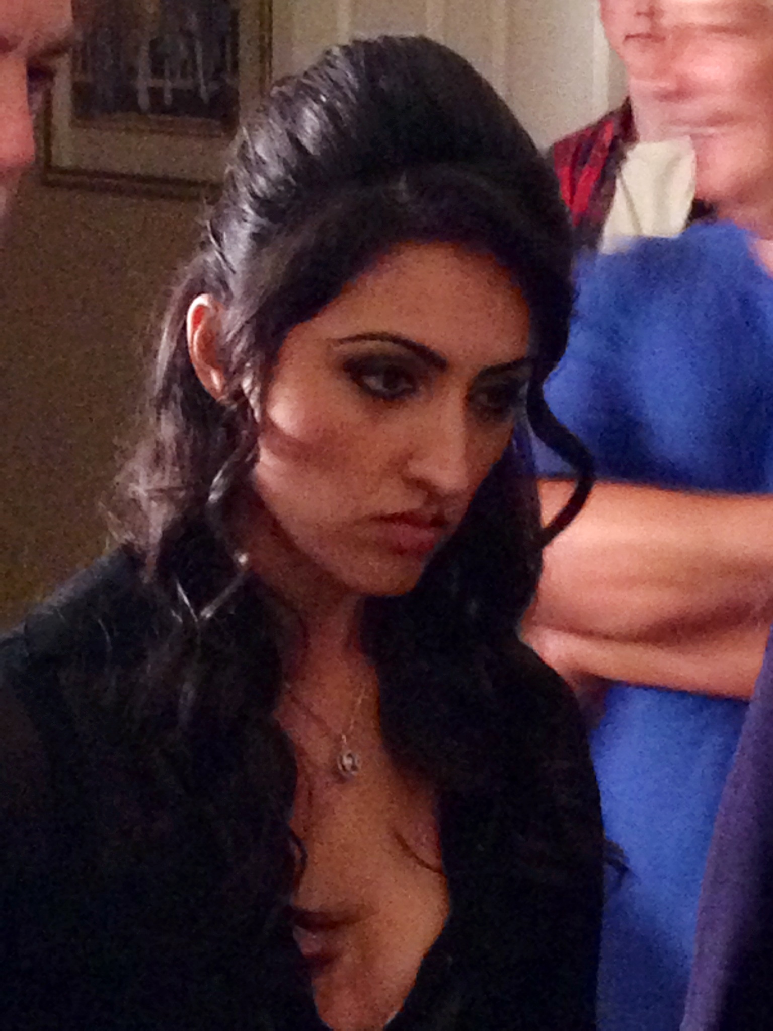 Reem Kadem as the vixen & mistress, Neelima on the set of 