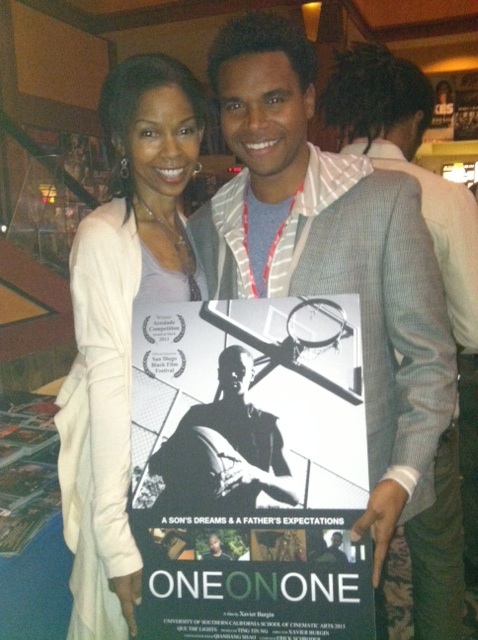 Tristan Bailey, Frances Jenkins, San Diego Black Film Festival 2014, Official Selection One on One by Writer Director Xavier Burgin. Winner Accolade Competition Award of Merit 2013.