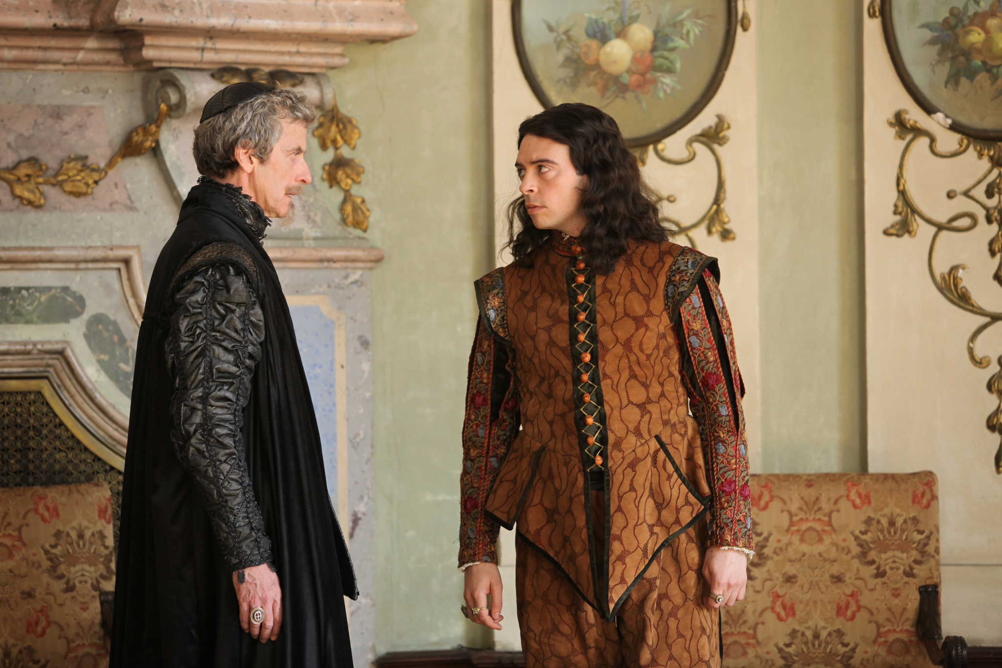 Still of Peter Capaldi and Ryan Gage in The Musketeers (2014)