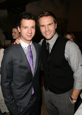 Gaelan Connell and Scott Porter at event of Bandslam (2009)
