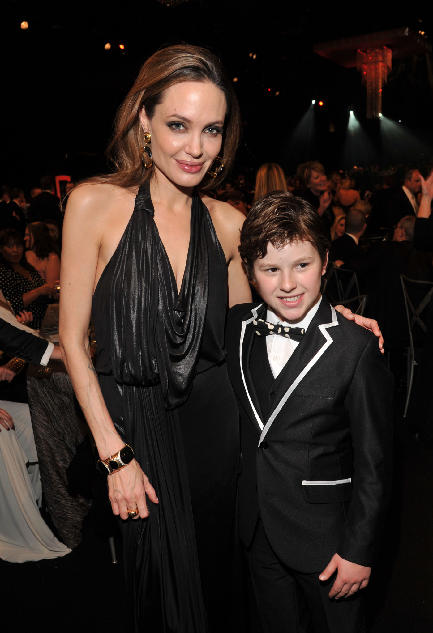 Angelina Jolie and Nolan Gould