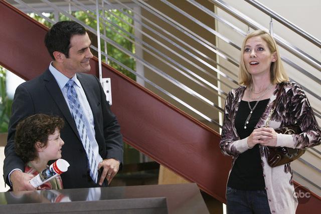 Still of Ty Burrell, Amy Landers and Nolan Gould in Moderni seima (2009)