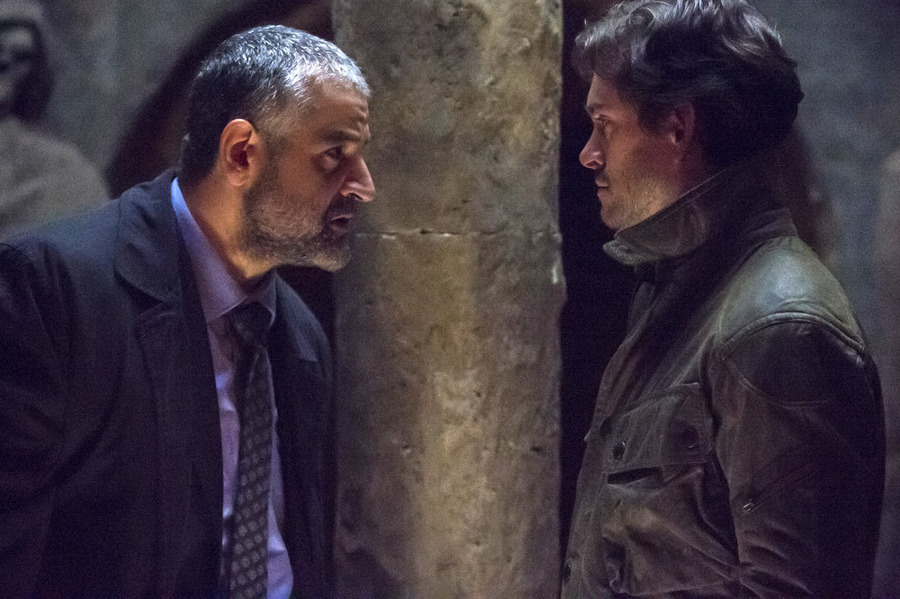 Still of Hugh Dancy and Fortunato Cerlino in Hanibalas (2013)