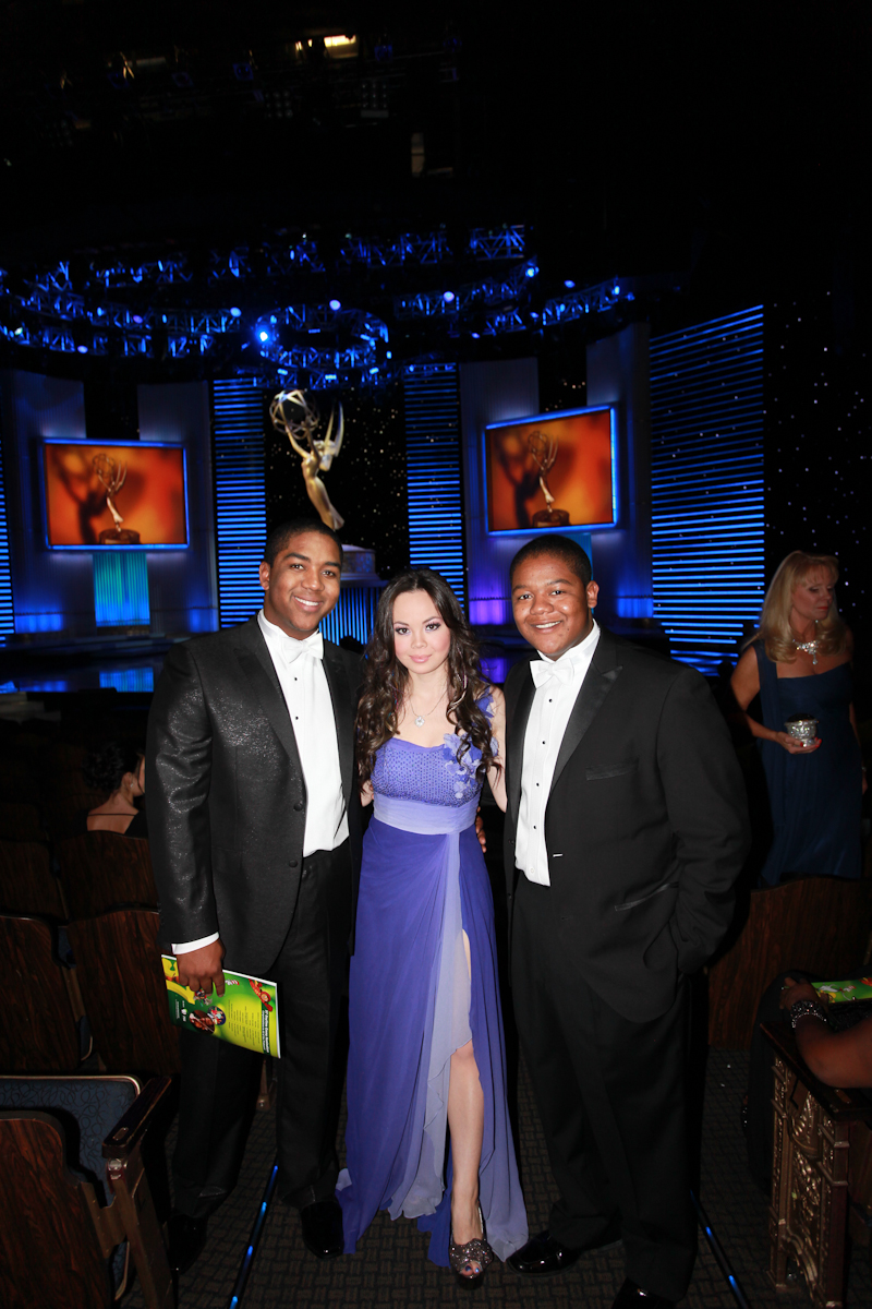 Anna Maria with Kyle and Chris Massey at The Daytime Emmy's 2011