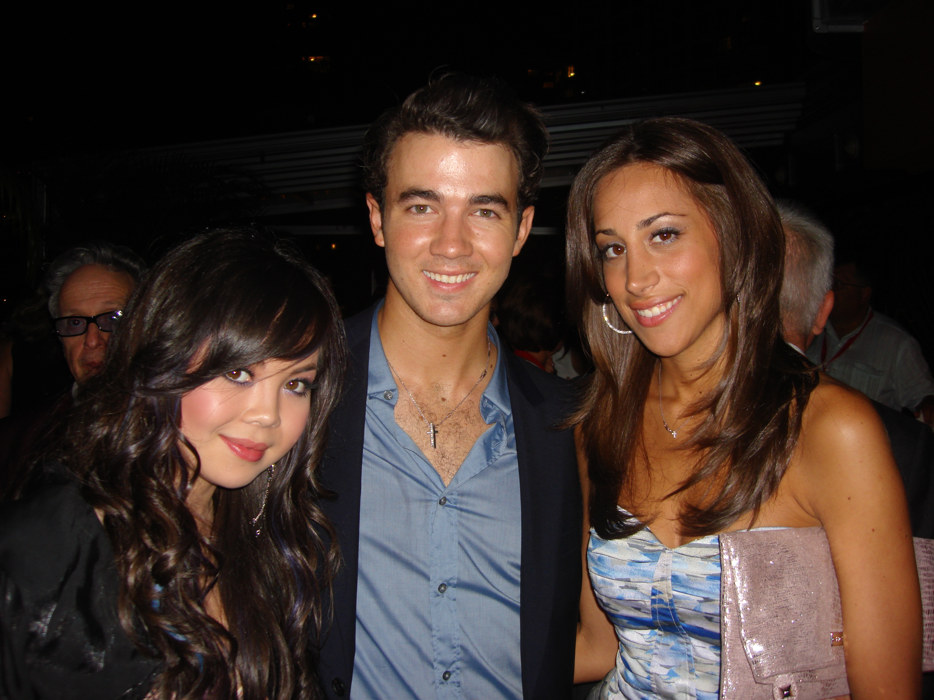 Anna Maria Perez de Tagle, Kevin Jonas, Jr. and Danielle Jonas @ The Camp Rock 2 Premiere After Party, New York, 2010