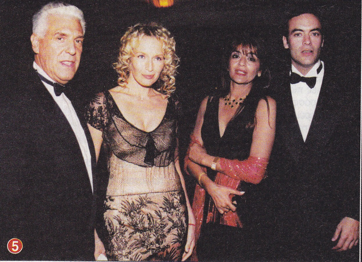 with Anthony Delon and Estelle Hallyday, CANNES