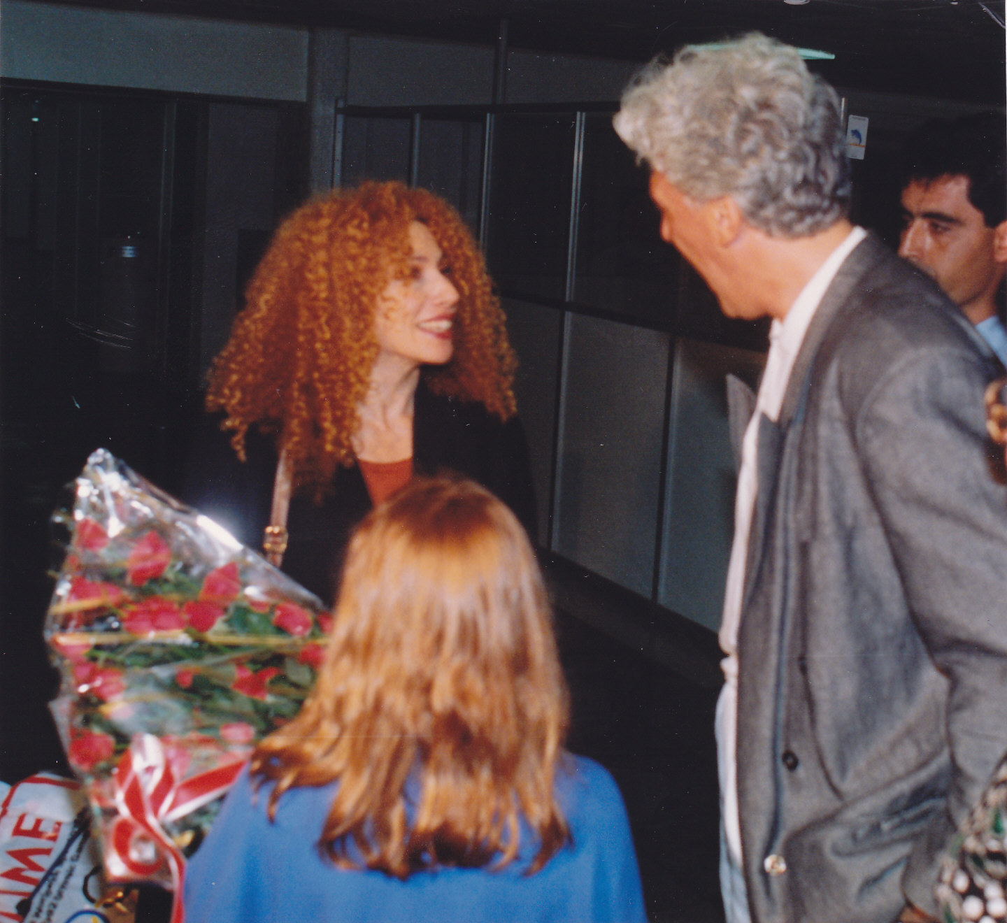 Welcoming soprano Julia Migenes for her first concert in Herodus Atticus Odeon, Athens.(most famous as CARMEN in the same title opera-film with Placido Domingo)