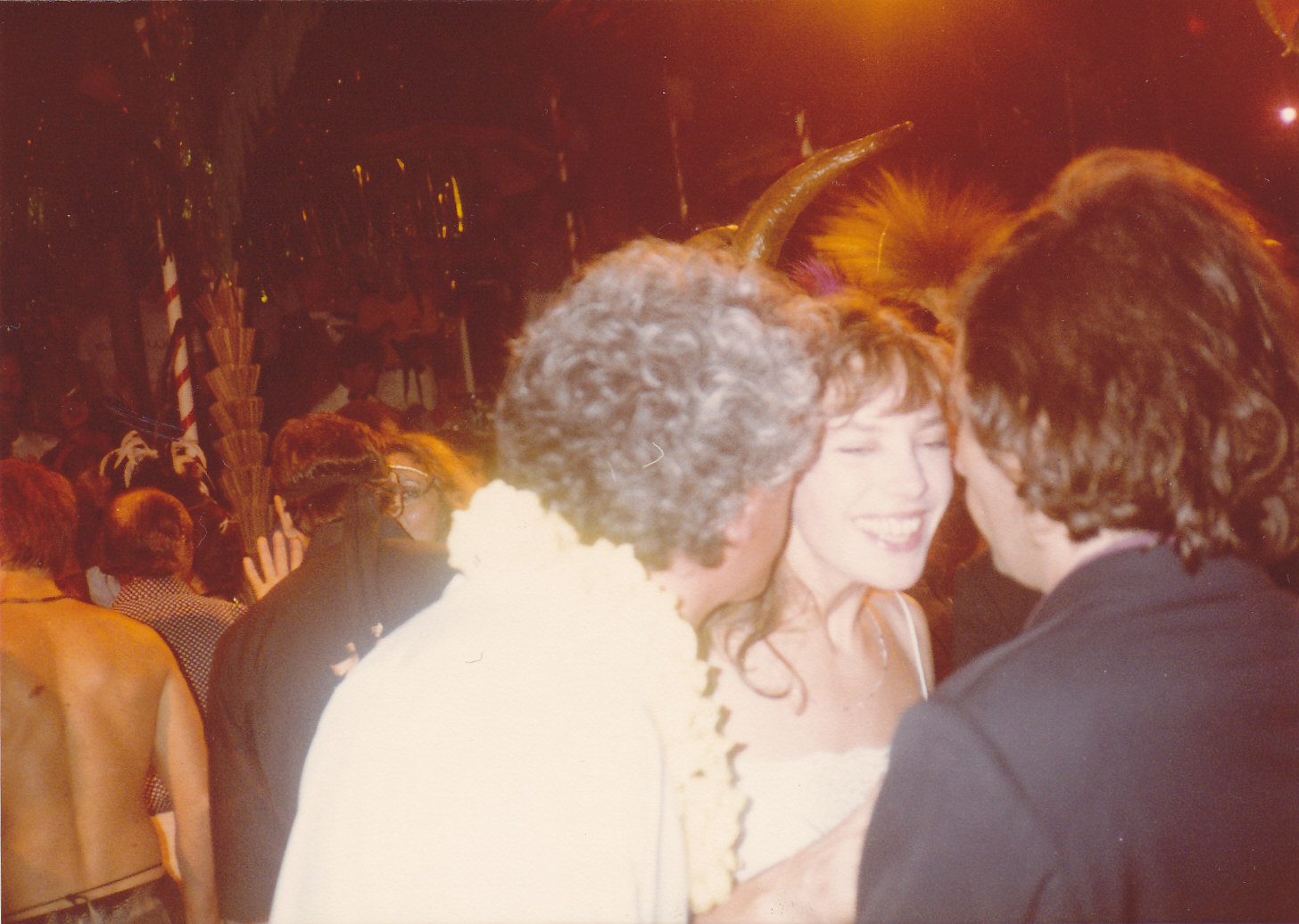 With French star Jane Birkin, at the Mayor's Ball,RIO DE JANEIRO