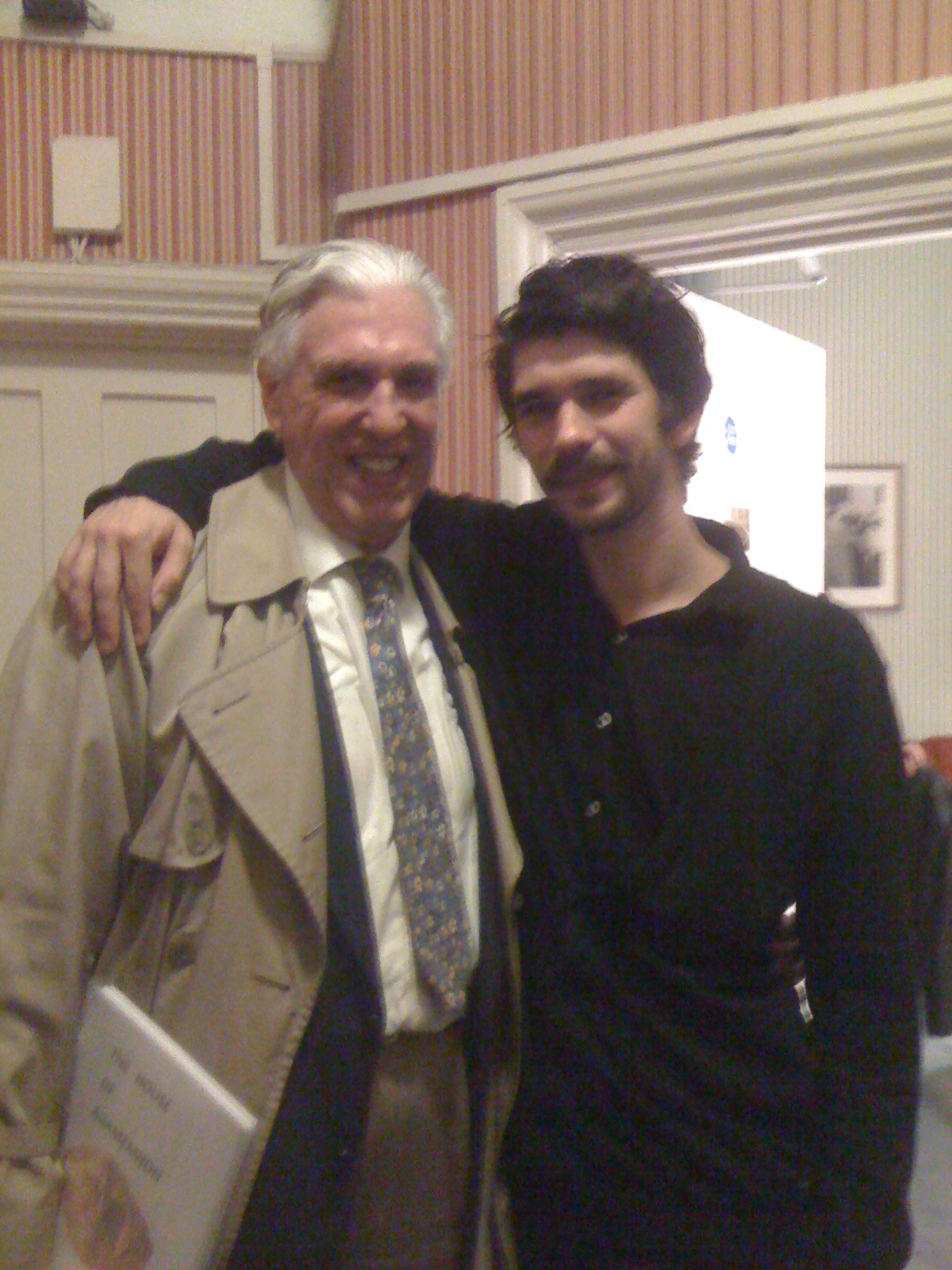 with actor Ben Whishaw, LONDON 2013