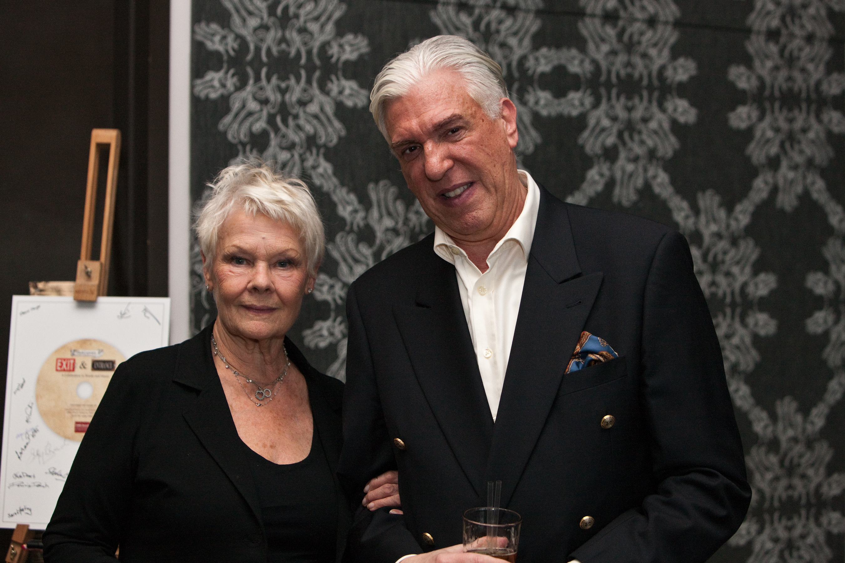 with Dame Judi Dench, LONDON 2012