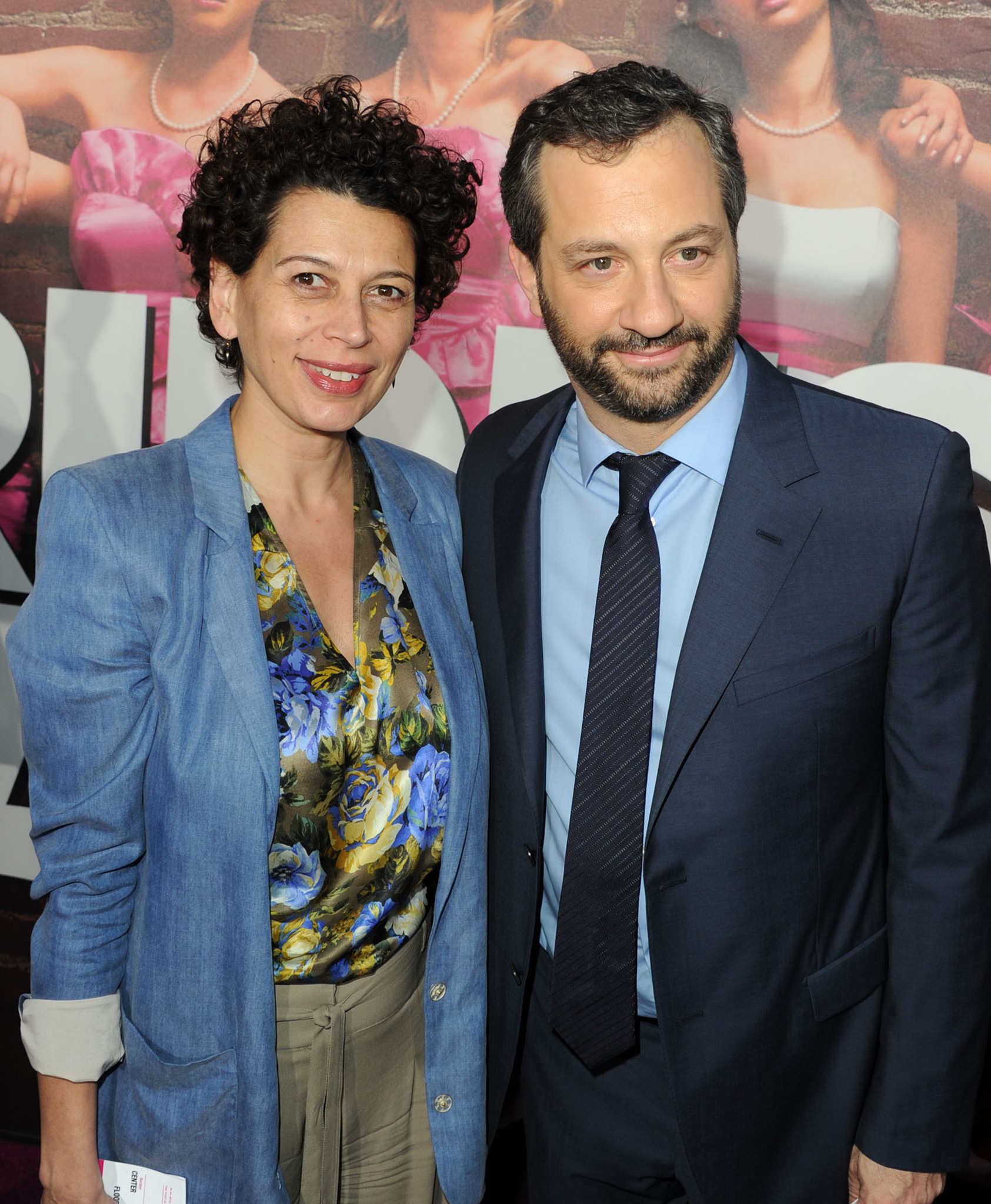 Judd Apatow and Donna Langley at event of Sunokusios pamerges (2011)