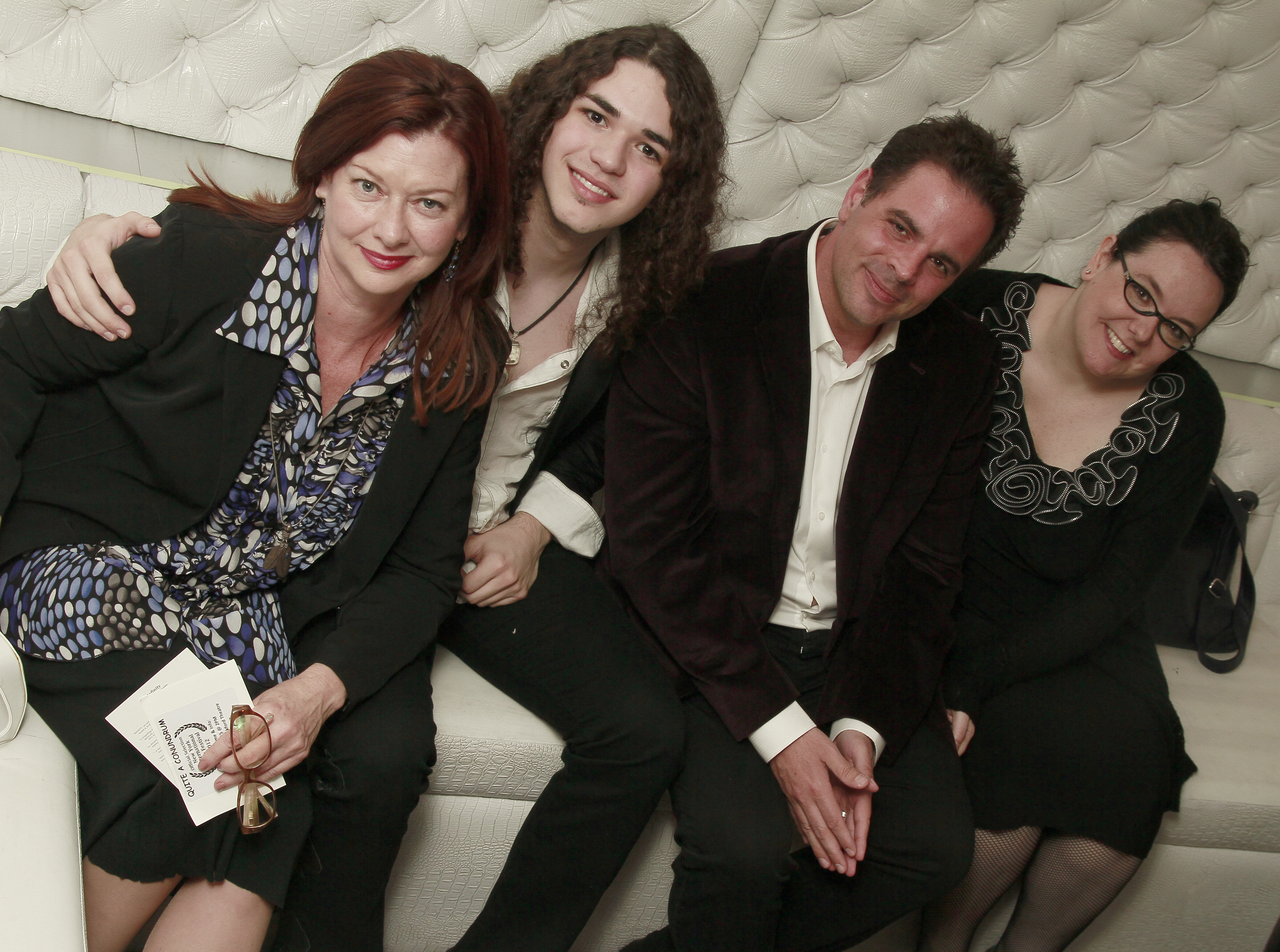 (from left to right) Stephanie Jones, Ronnie Connell,Alex Bram, and Renee Pezzotta
