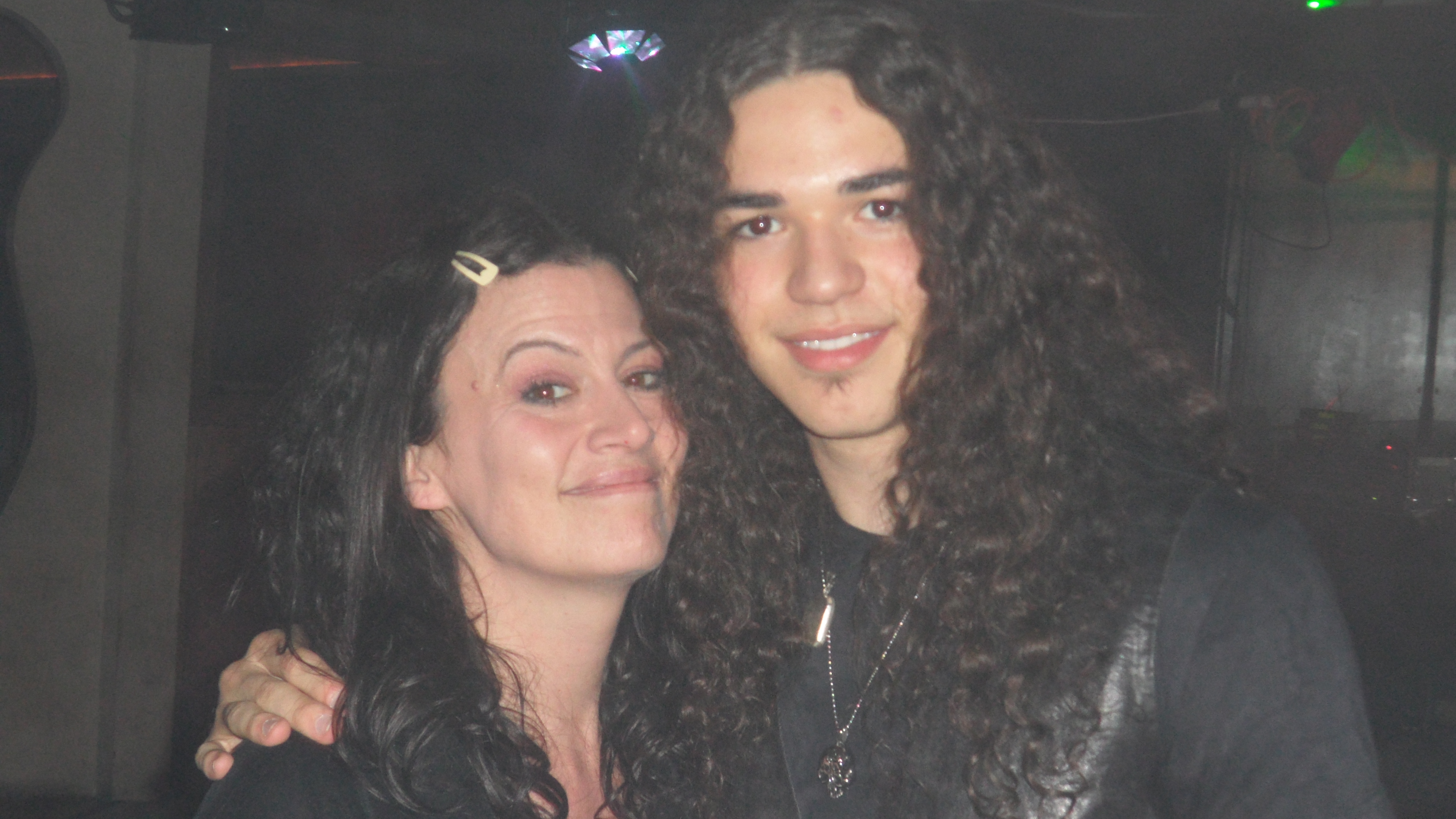Tribute to Mike Starr (bass player-Alice in Chains)concert, April 4 2011, Beverly Hills. Ronnie Connell-drums (who bares incredible resemblance to Mike Starr) and sister of Mike Starr, Melinda.