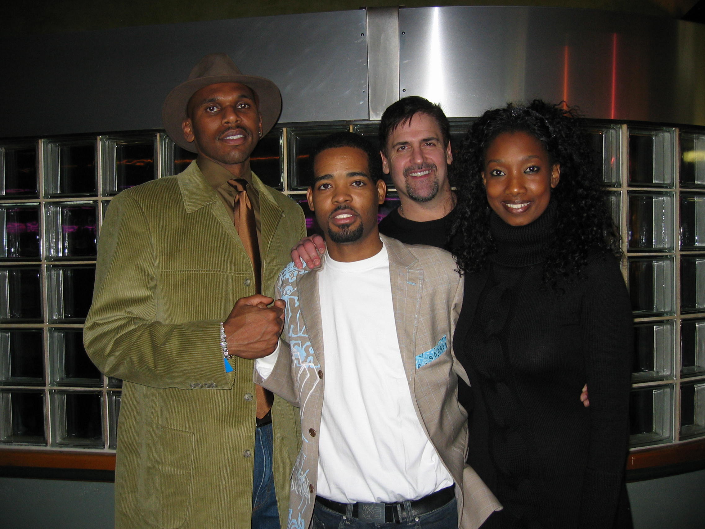 2006 Against All Odd's Movie Premiere | Jerry Stackhouse, Kirk Fraser, Mark Cuban, Trina Stackhouse