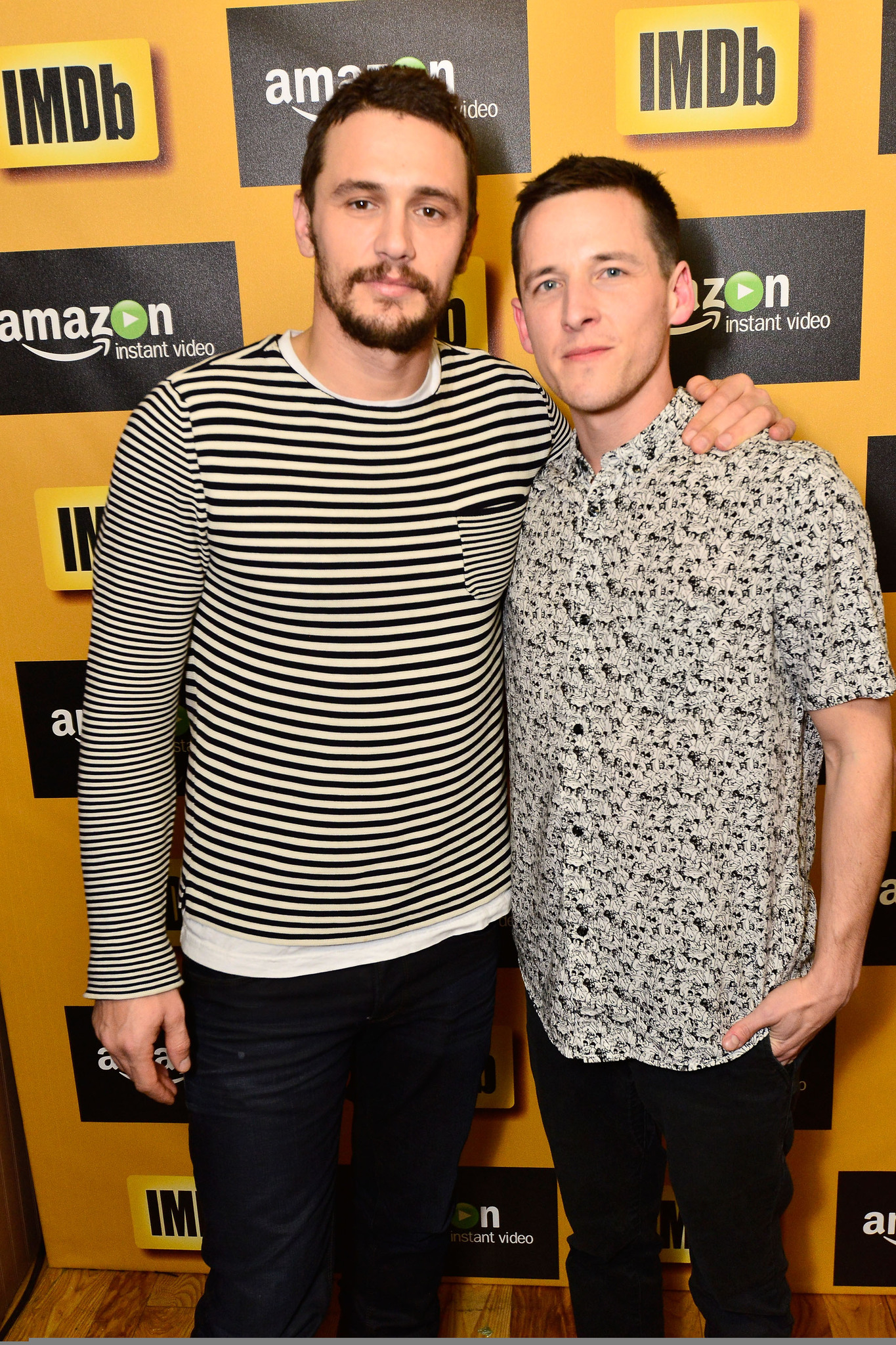 James Franco and Justin Kelly at event of IMDb & AIV Studio at Sundance (2015)