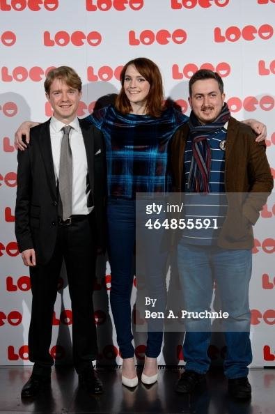 Producer Jon Rennie, Charlotte Ritchie (Jolene) and Director Jamie Adams, Loco Film Festival BFI, Southbank, Jan 2014