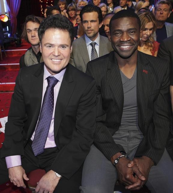 Still of Donny Osmond, Ashley Hamilton, Michael Irvin and Louie Vito in Dancing with the Stars (2005)