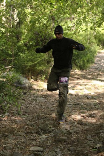 Running in the North Face Endurance Challenge, 2010 NorthEast Regional