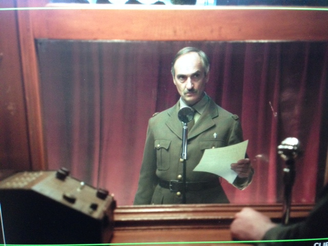Don Meehan as Charles DeGaulle - The Wars mini-series