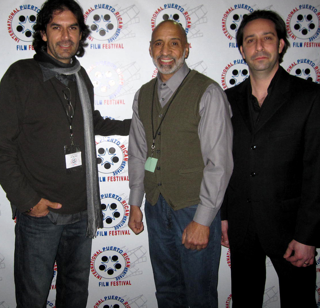 William Rosario, Gray Cruz Cottes and Bill Sorice at the 1st Annual International Puerto Rican Heritage Film Festival