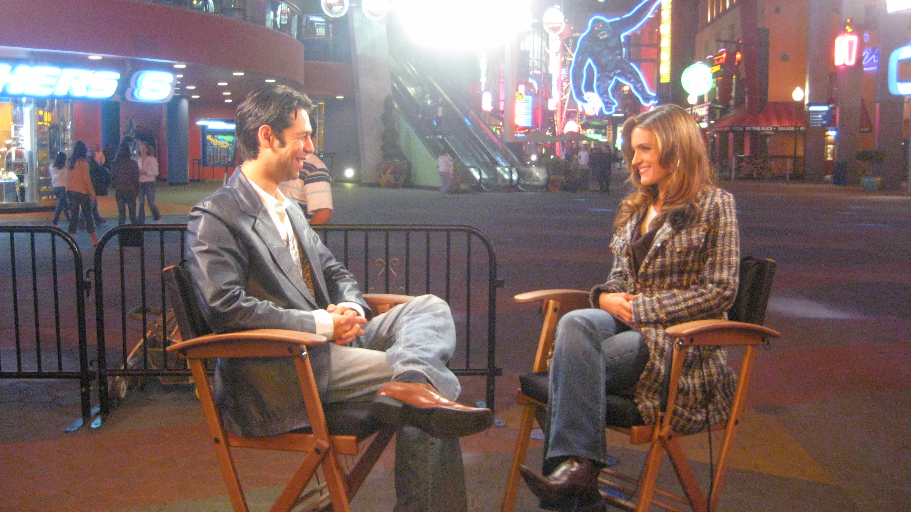 Interview @ Universal Studios.