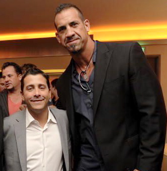 Matthew Willig and Weinstein CEO David Glasser attend the Pat Tillman movie premiere