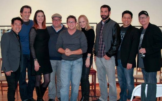 Grant Imahara, Guy Stevenson, Audrey Kearns, Brian Bradley, Matt Soule, Wendi McLendon-Covey, Nate Jackson, Garrett Wang, Steven Cragg