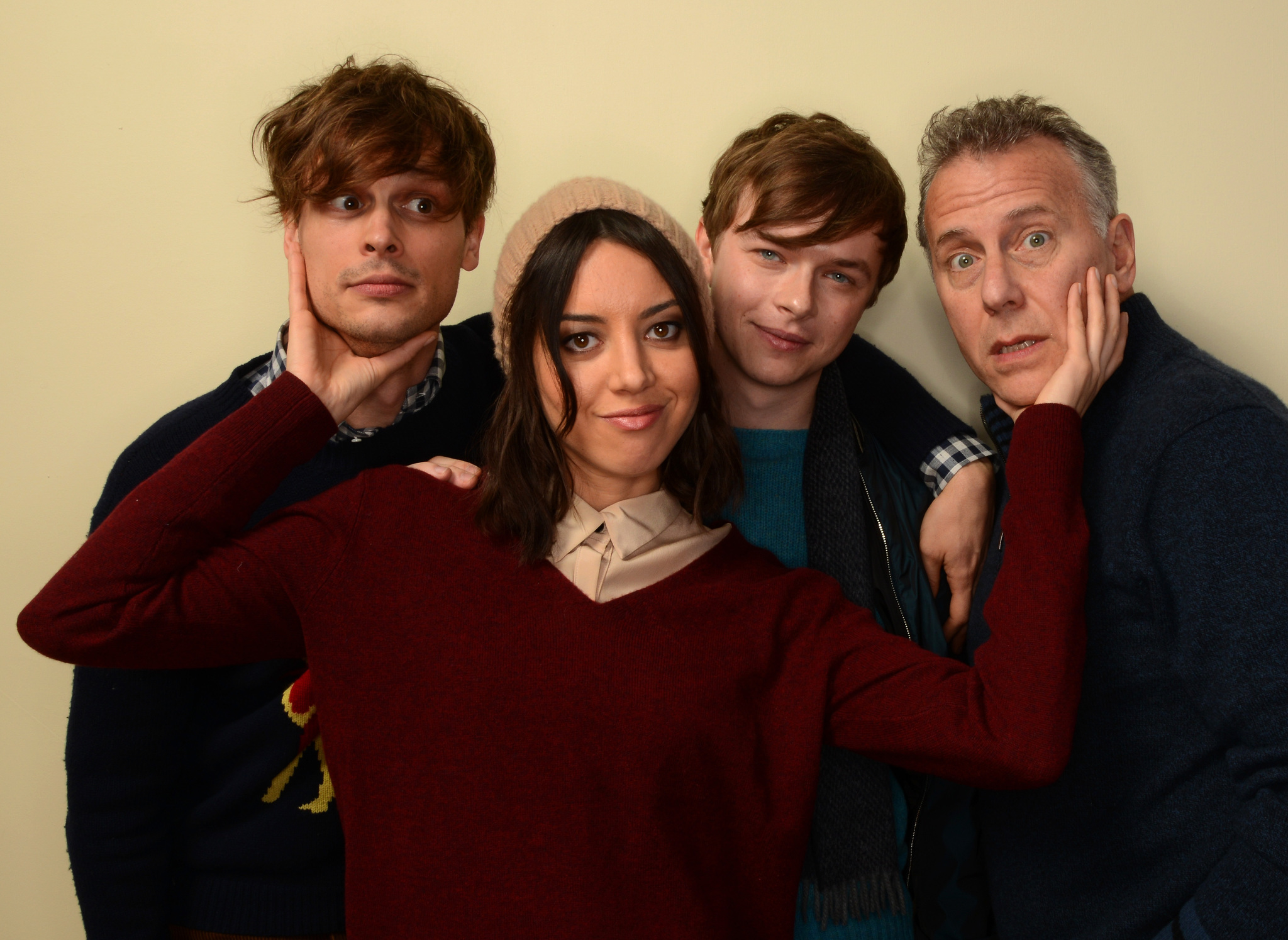 Paul Reiser, Matthew Gray Gubler, Aubrey Plaza and Dane DeHaan