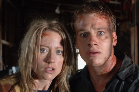 Still of Danielle Mason and Nathan Meister in Black Sheep (2006)