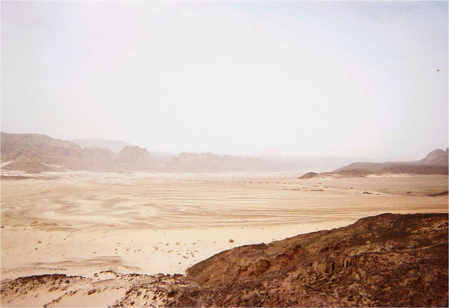 Crossing Sinai desert, Egypt