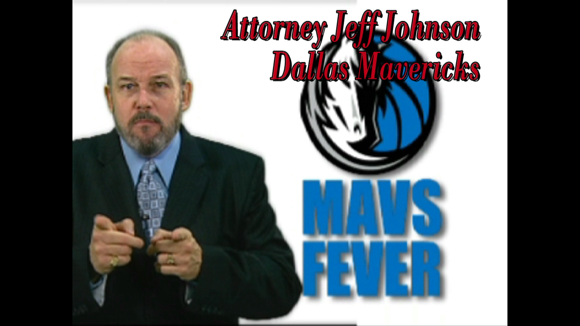 Dallas Mavericks Commercial as Attorney Jeff Johnson