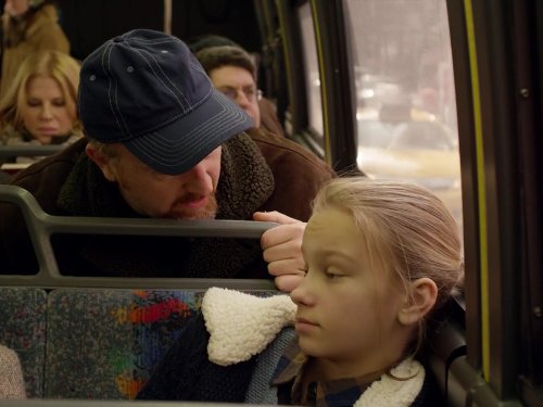Still of Louis C.K. and Hadley Delany in Louie (2010)