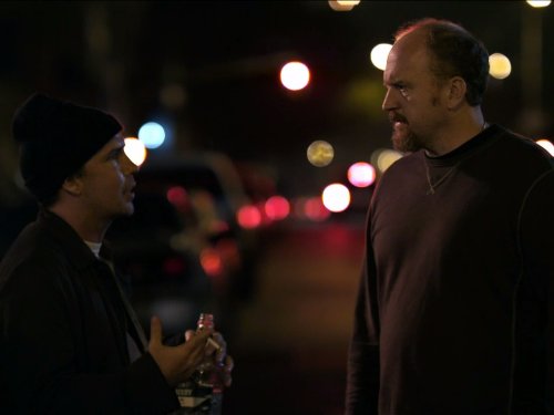 Still of Louis C.K. and Doug Stanhope in Louie (2010)