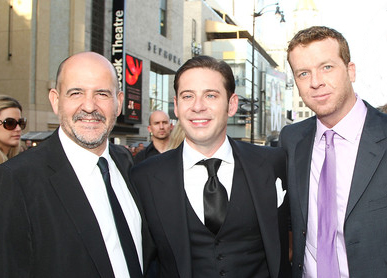 Terminator Salvation Los Angeles Premiere. From left: Jeffrey Silver, Derek Anderson and McG