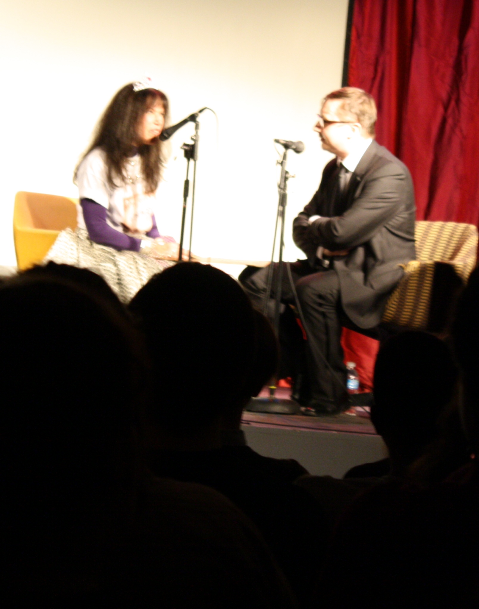 Renee Philly Fishman as Ouija Princess with John Hodgman in stand up comedy routine. See my trivia for more!