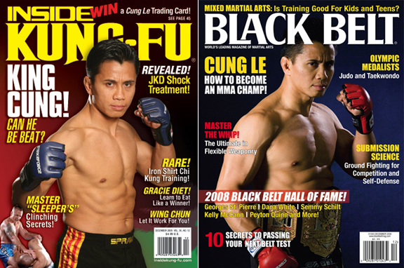 Black Belt and Inside Kung Fu Cover 2008