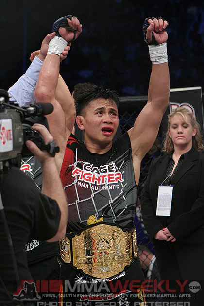 The New Strike Force MMA Middle Weight Champion of the World!