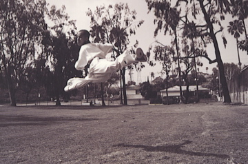 Taekwondo Jump kick Edmilson Filho