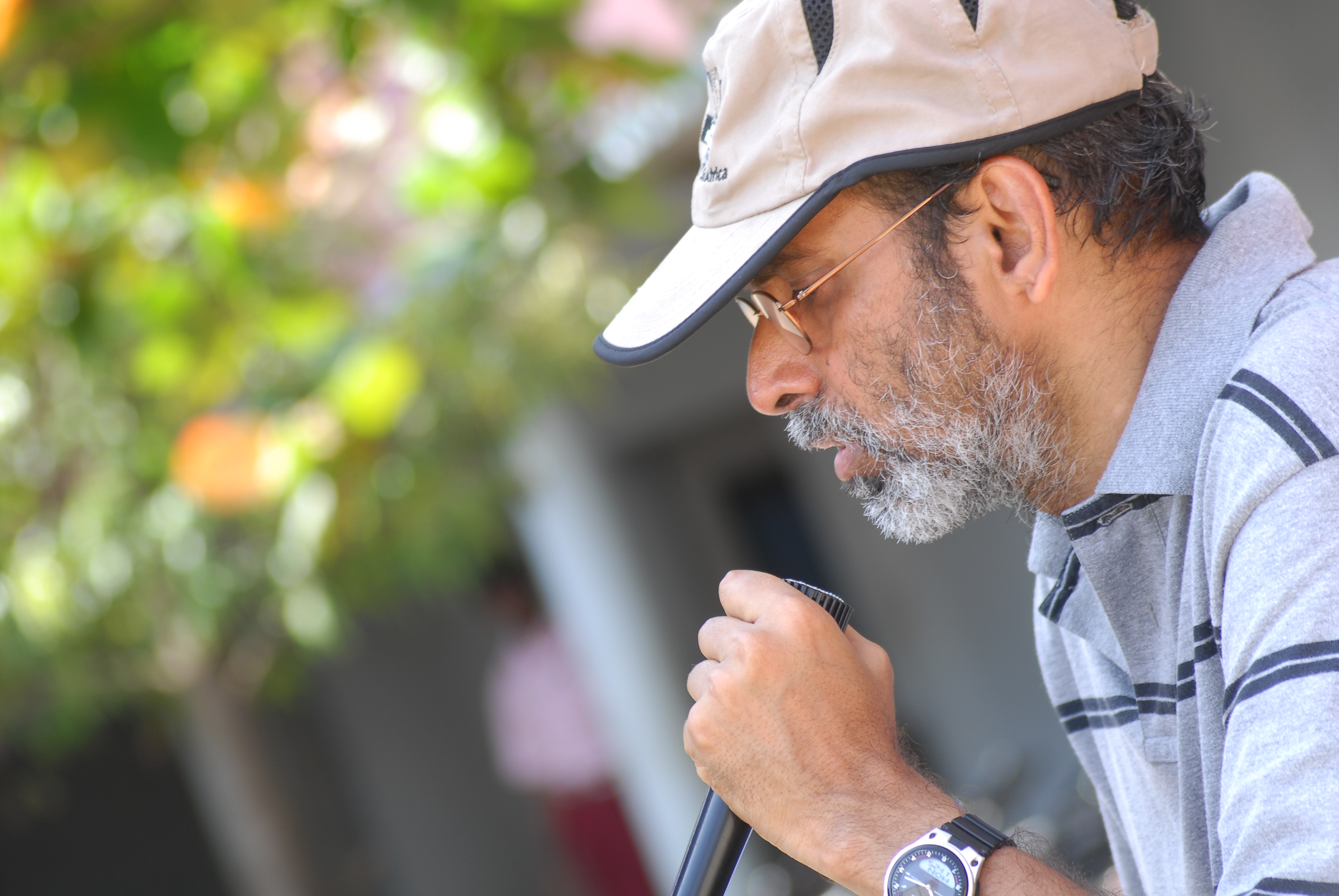 MADHU MAHANKALI, On location filming the feature film PARAMPARA