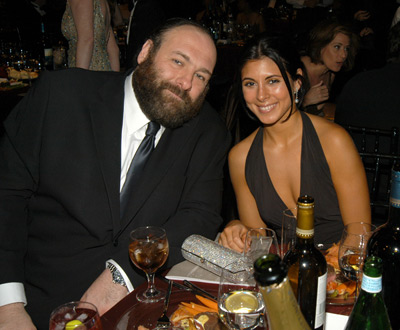 James Gandolfini and Jamie-Lynn Sigler