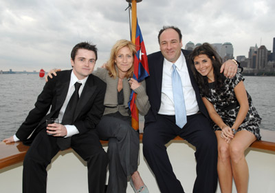 James Gandolfini, Edie Falco, Robert Iler and Jamie-Lynn Sigler