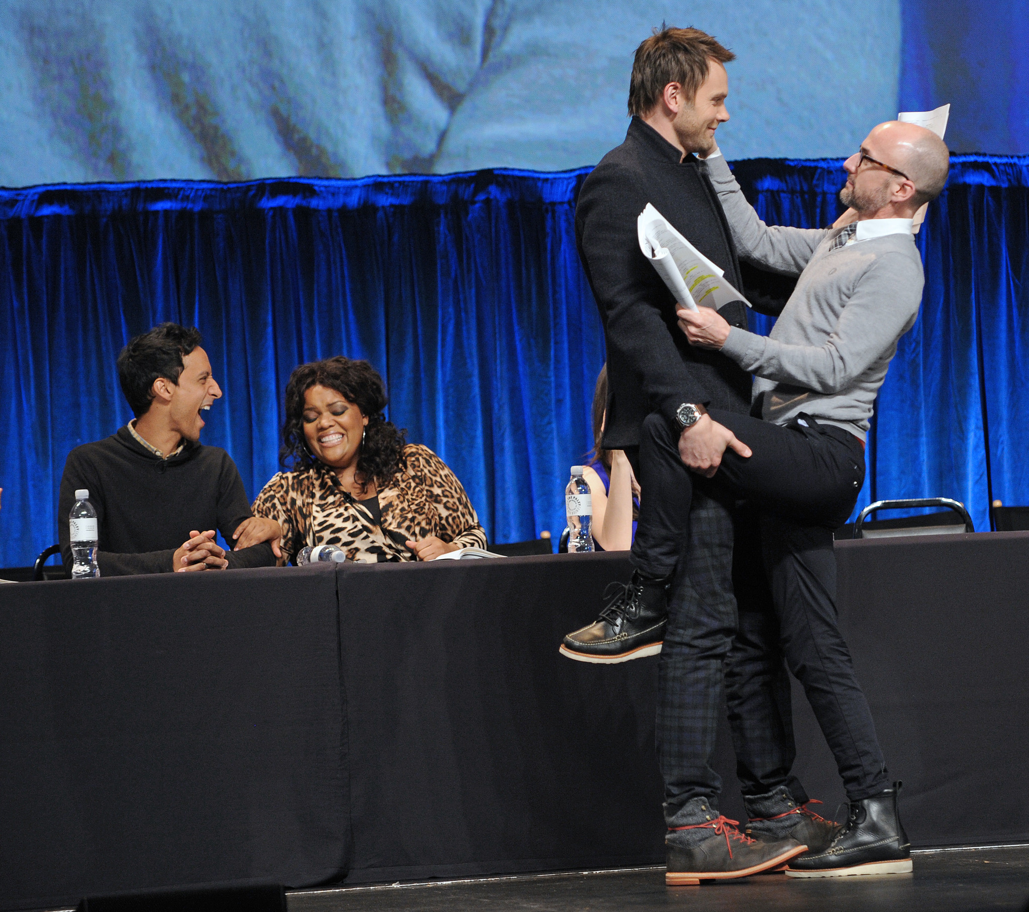 Joel McHale, Jim Rash, Yvette Nicole Brown and Danny Pudi at event of Community (2009)