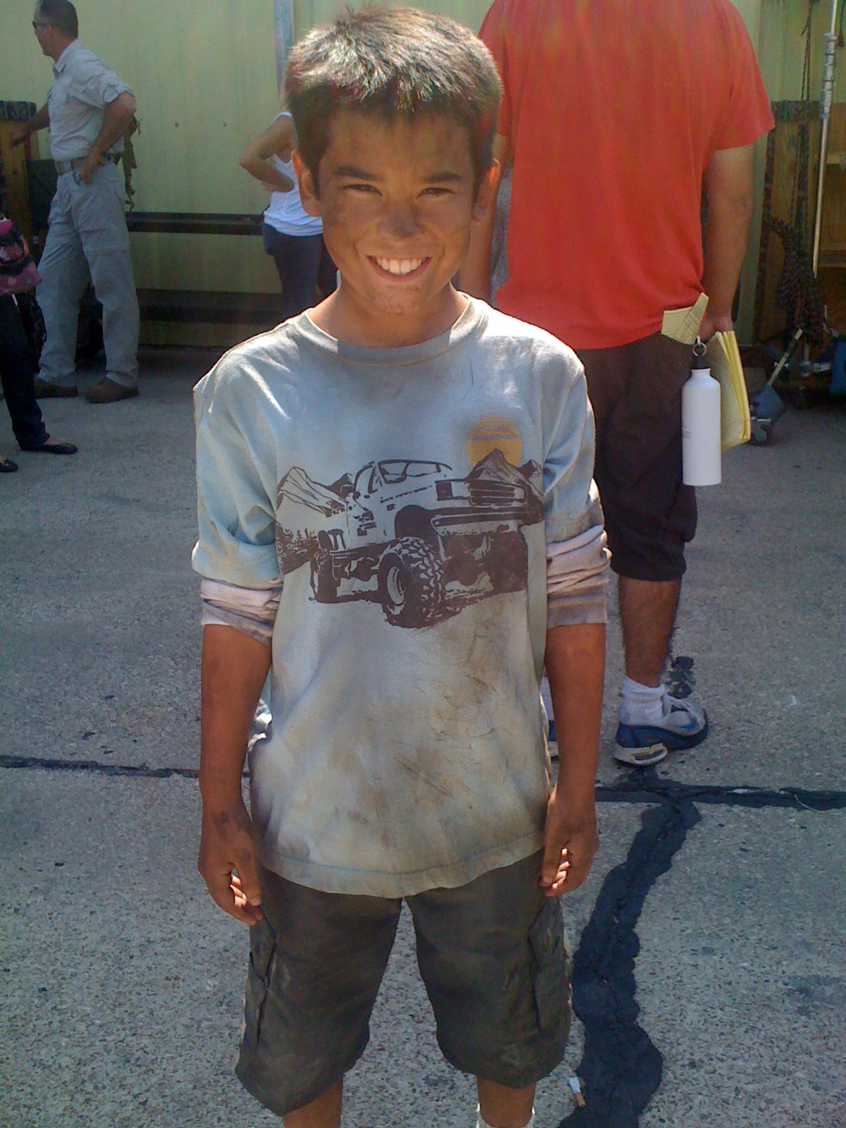Bryce Cass - HECTOR - on set of Battle: Los Angeles