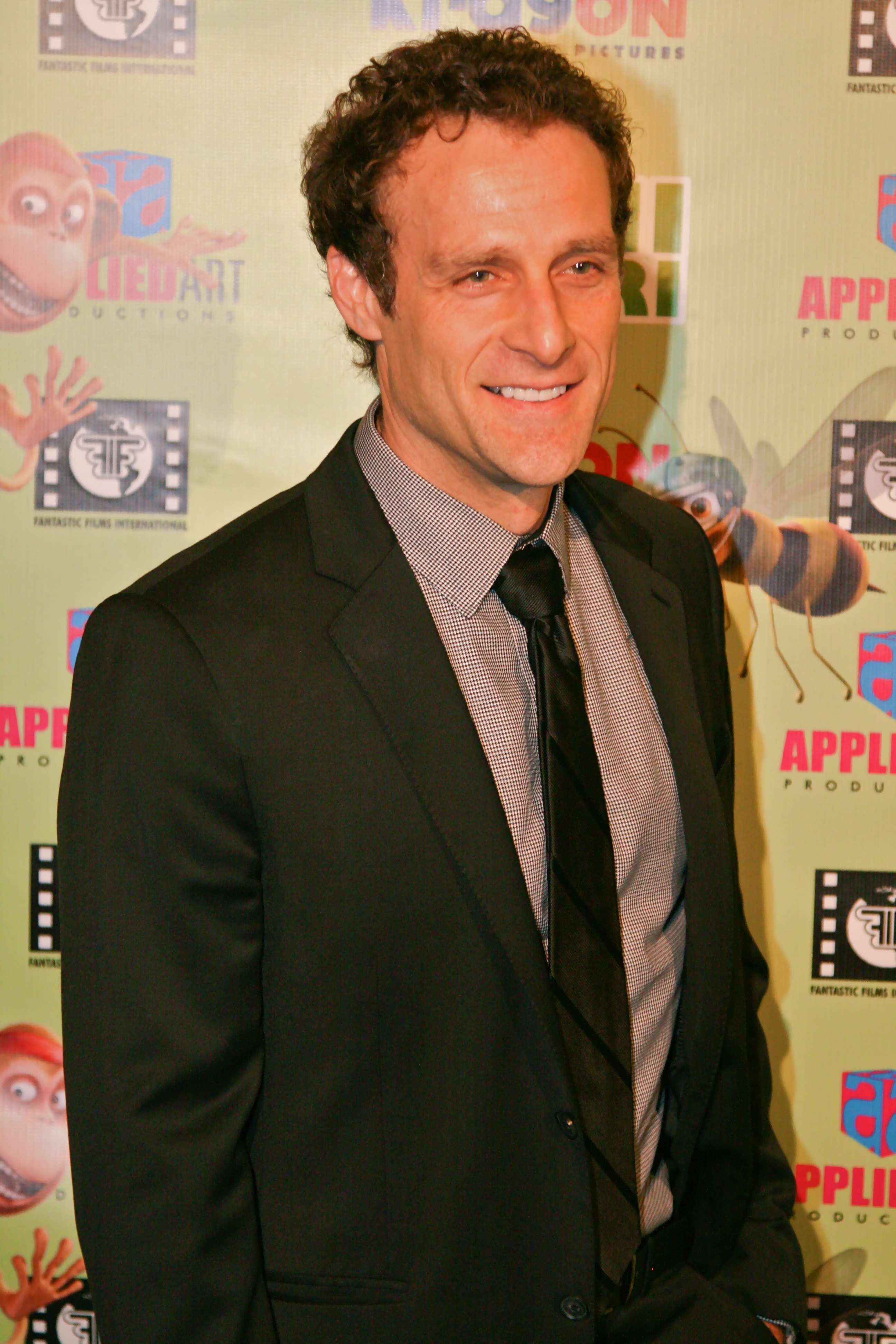 Steve Rizzo arrives to the red carpet premiere of Dehli Safari.