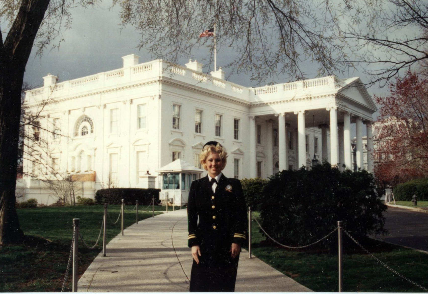 Lieutenant, United States Navy, on an official White House Tour