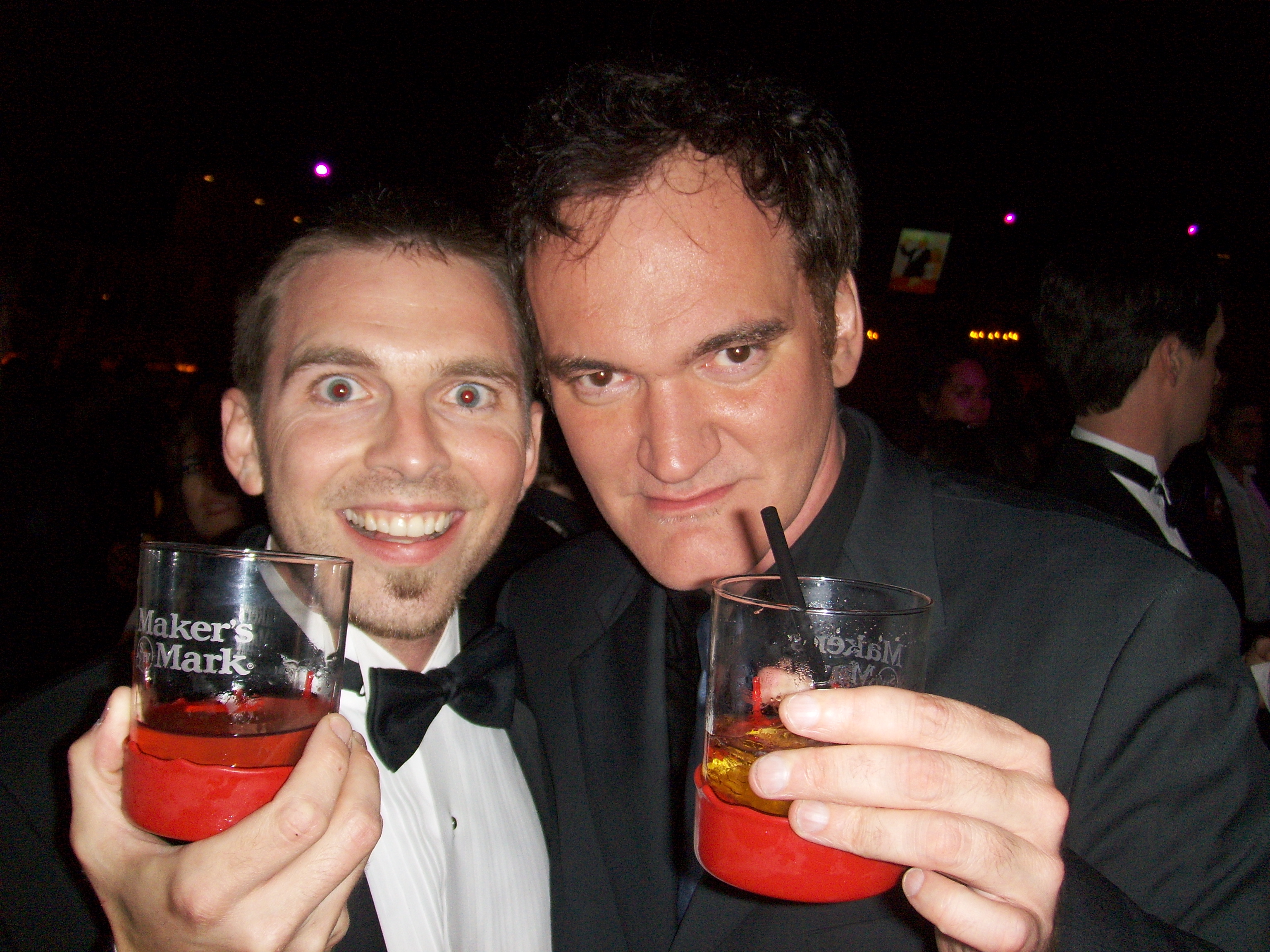 With Quentin Tarantino at the AFI Life Achievement to Warren Beatty show.